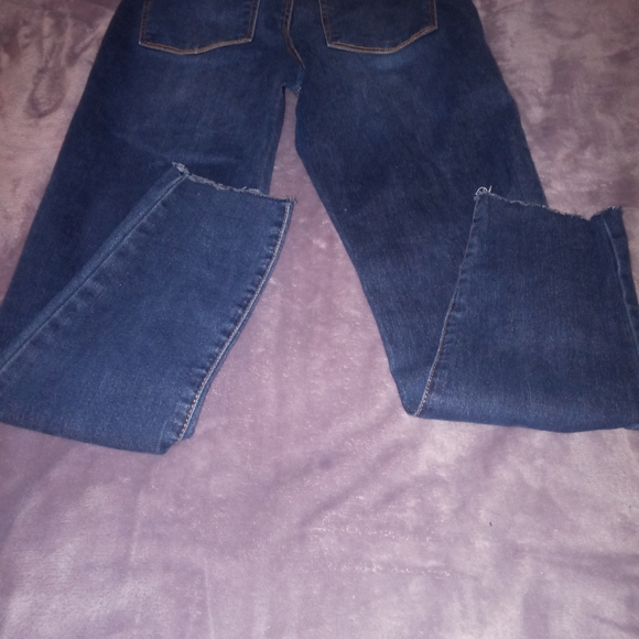 No Boundaries Dark Blue High Rise Denim Jeans Size 7 Pre-owned In Good Condition - Picture 4 of 16
